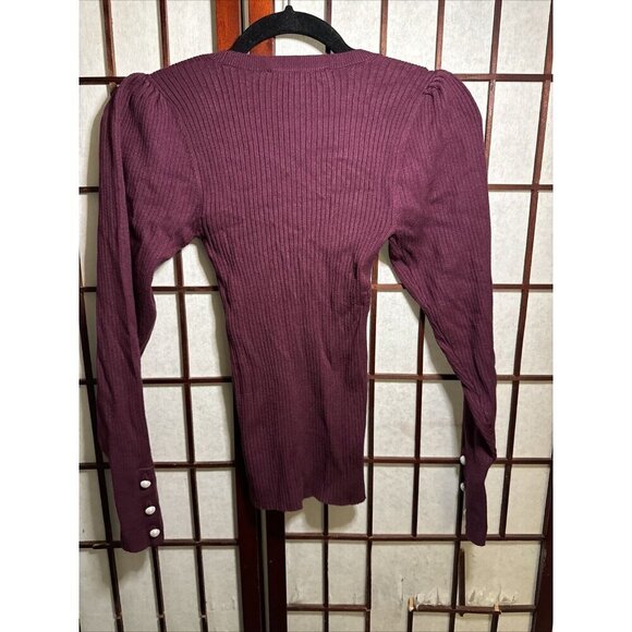 Ann Taylor LOFT Ribbed Top XS/PETITES Soft Stretch Modal Blend Top Scoop Neck - Picture 9 of 15